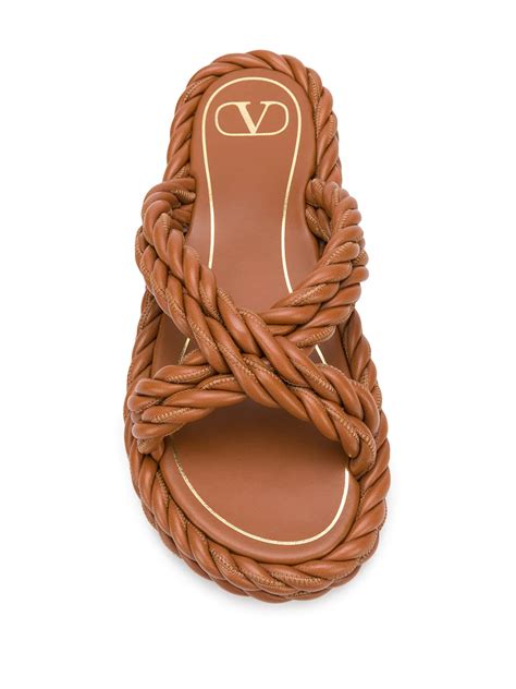 valentino sandals rope